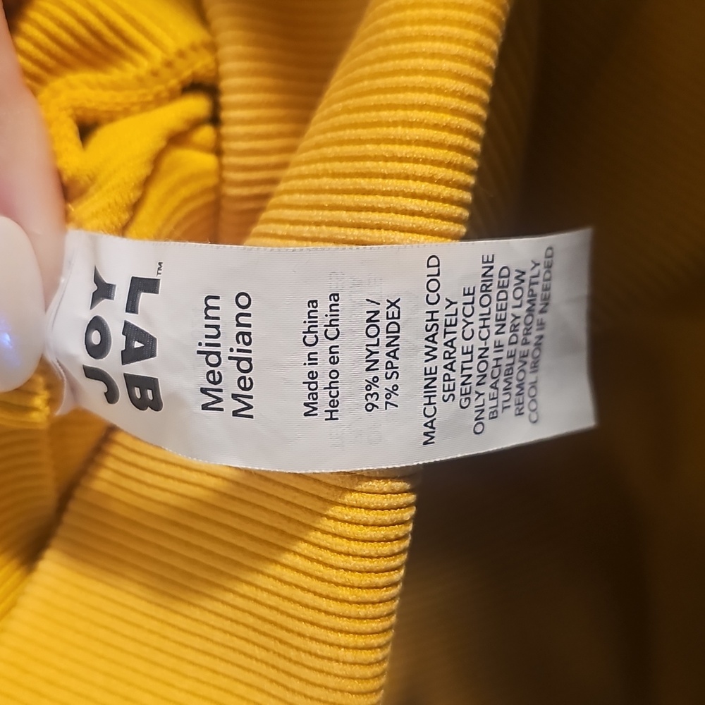 Joylab Ribbed Biker Short - Picture 4 of 5